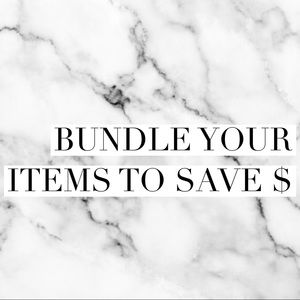 Bundle your items!!